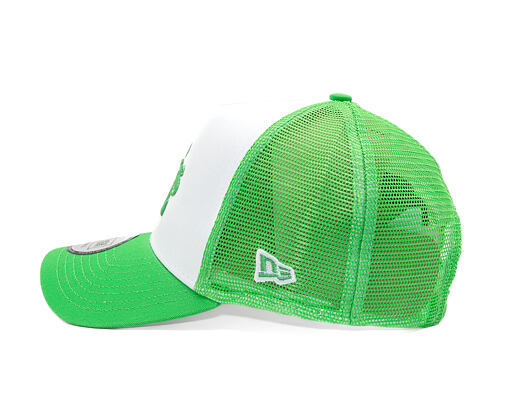 Kappe New Era - MLB Essential 9FORTY A-Frame Trucker - Oakland Athletics - Green / White