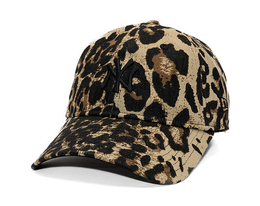 Damen Kappe New Era - MLB Summer Leopard 9TWENTY - NY Yankees - Brown / Camel