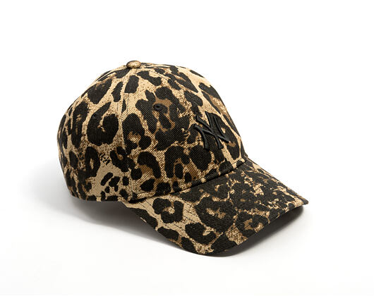 Damen Kappe New Era - MLB Summer Leopard 9TWENTY - NY Yankees - Brown / Camel