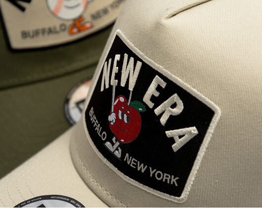 Kappe New Era - Branded Summer Patch 9FORTY A-Frame Trucker - Stone