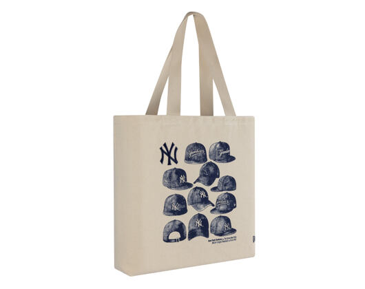 Tasche New Era - MLB Graphic Heavy Tote Bag - NY Yankees - Ivory