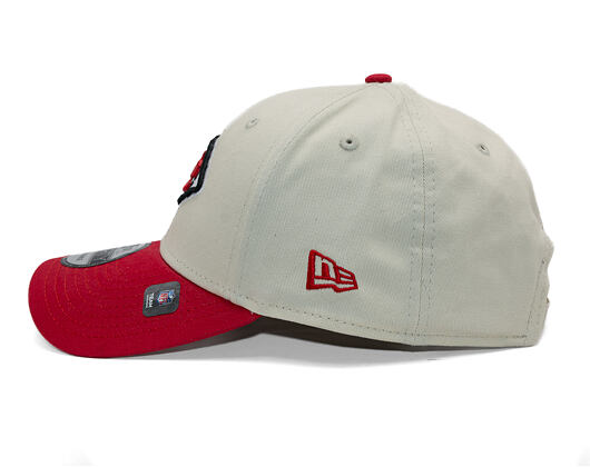 Kappe New Era - NFL Wordmark 9FORTY - Kansas City Chiefs - Cream / Team Color