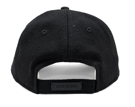 Kappe New Era - Fear Of God - 9FORTY Unstructured Felt Logo - Kansas City Monarchs - Black / Red