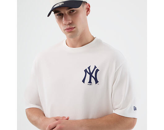 T-Shirt New Era - MLB Cap Graphic Oversized Tee - NY Yankees - White