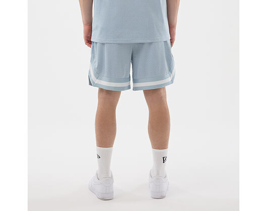 Shorts New Era - Branded Oversized Mesh Shorts - Sky Blue