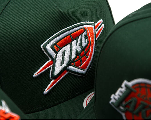 Kappe Mitchell & Ness - NBA - Emerald Slam - Oklahoma City Thunder - Green/Orange