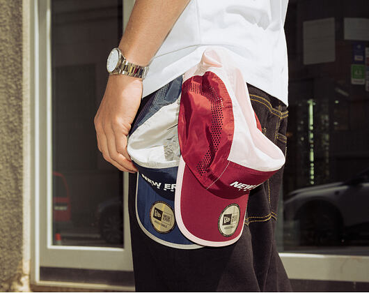Kappe New Era - Branded Color Block Runner - Cardinal / Cream