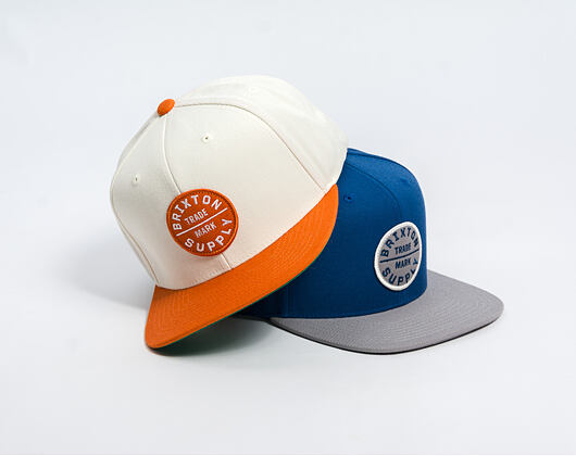 Kappe Brixton - Oath Iii Snapback - Blue/Light Grey