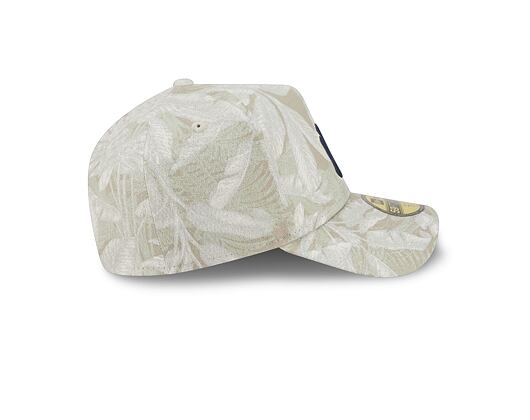 Kappe New Era - MLB Three Looms "Leafy Palm" 59FORTY A-Frame - NY Yankees - Stone