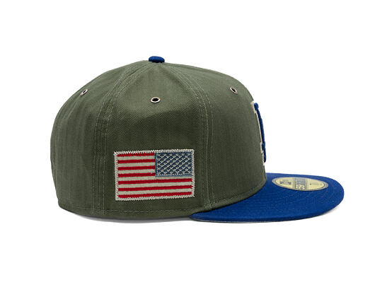 Kappe New Era - MLB Three Looms "American Herringbone" 59FIFTY - LA Dodgers - Team Color