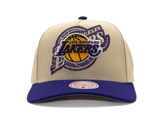 Kappe Mitchell & Ness - Off Tilted - NBA - Los Angeles Lakers - Off White
