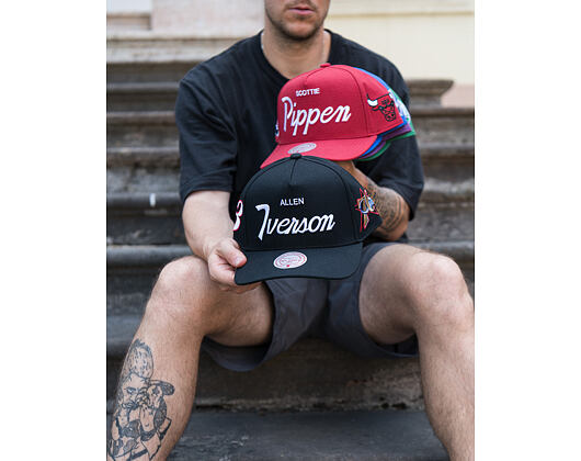 Kappe Mitchell & Ness - Player Script Hwc - NBA - Philadelphia 76Ers - Allen Iverson - Black