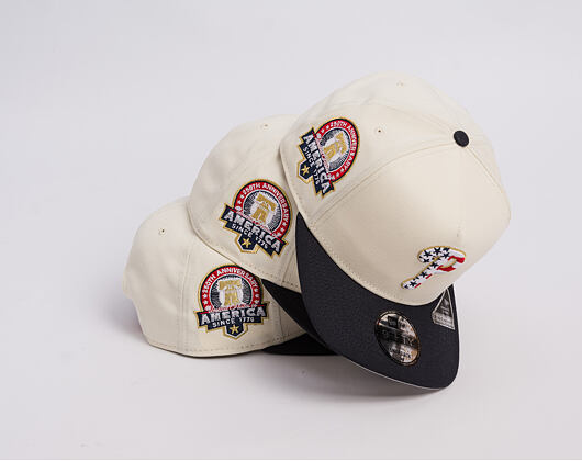 Kappe New Era - MLB "American Flag" 9FIFTY - Philadelphia Phillies - Chrome White
