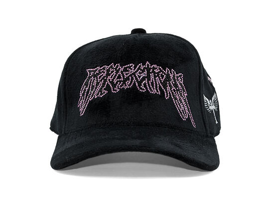 Kappe Reflection Luxury New Angel Cap - Black Pink Script