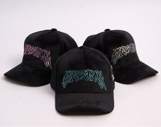Kappe Reflection Luxury New Angel Cap - Black Baby Blue Script