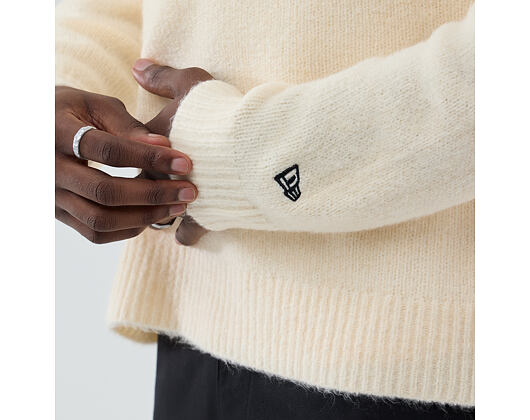 Strickpullover New Era - Branded Knit Sweater - Cream