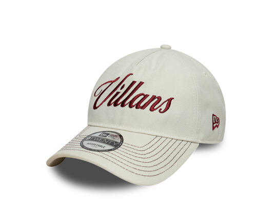 Kappe New Era - Villans Dadcap 9TWENTY A-Frame - ASTON VILLA FC - Ivory