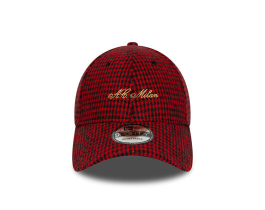 Kappe New Era - Houndstooth 9FORTY - AC MILAN - Black