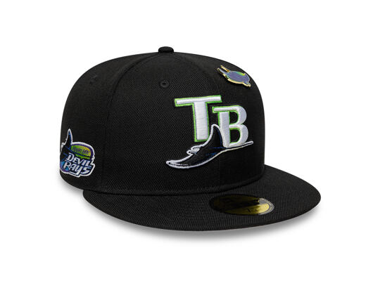 Kappe New Era - MLB IMAGE DROP 59FIFTY - Tampa Bay Rays - Black