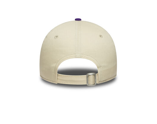 Kinder Kappe New Era - MLB League Essential 9FORTY - LA Dodgers - Cream / Purple