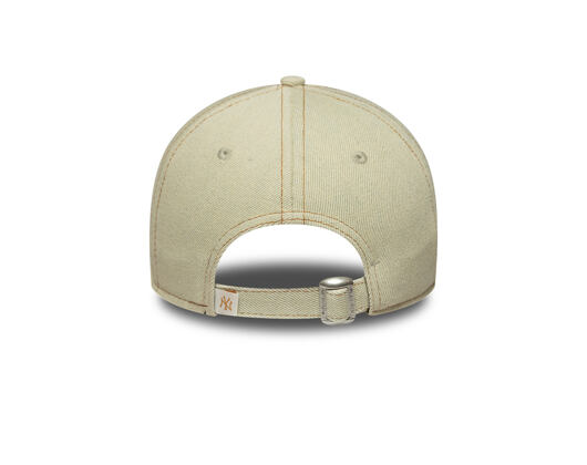 Damen Kappe New Era - MLB Denim 9TWENTY - NY Yankees - Cream