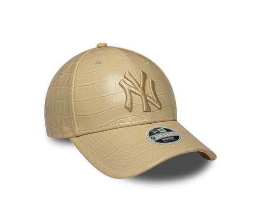 Damen Kappe New Era - MLB PU Pattern 9FORTY - NY Yankees - Stone