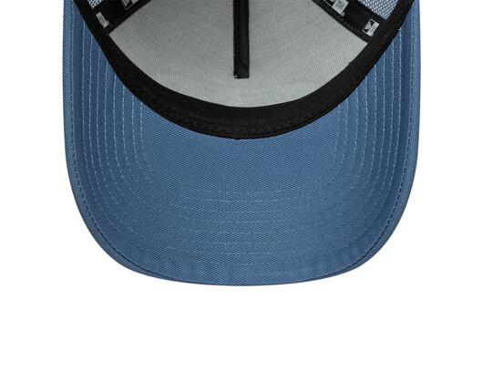 Kinder Kappe New Era - Branded Oval Patch 9FORTY A-Frame Trucker - Blue / White