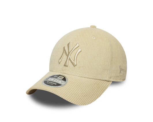 Kappe New Era - MLB Cord 9FORTY M-CROWN - NY Yankees - Stone