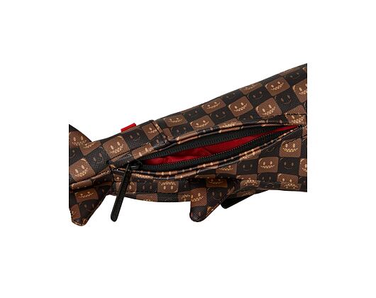Tasche Sprayground - Sharks In Paris Wtf Bubble Brown Check Shark Duffle