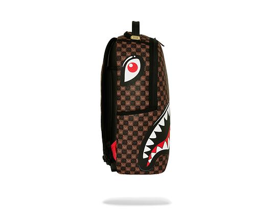 Rucksack Sprayground - Sharks In Paris Wtf Bubble Brown Check Backpack