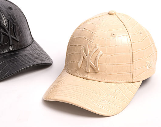 Damen Kappe New Era - MLB PU Pattern 9FORTY - NY Yankees - Stone