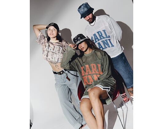 Langarm-T-Shirt Karl Kani - Stencil Mesh Boxy Longsleeve