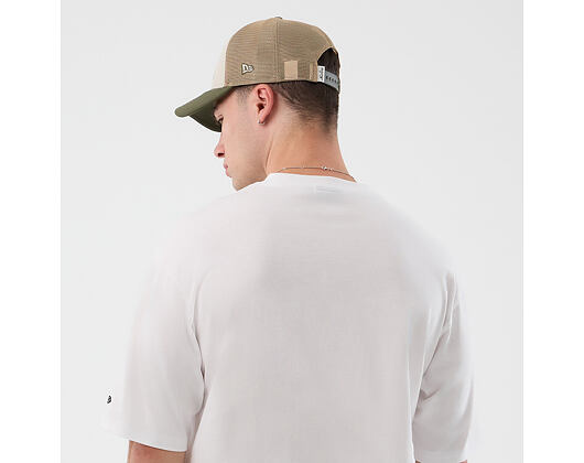 T-Shirt New Era - Branded Beach Graphic Oversized Tee - White