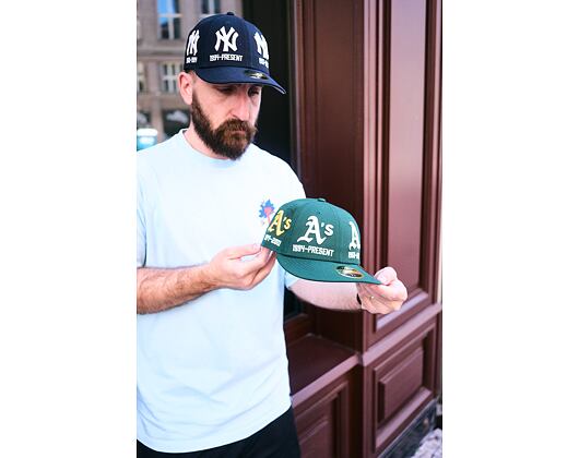 Kappe New Era - MLB IMAGE DROP All-Over 59FIFTY Low Profile - NY Yankees - Navy