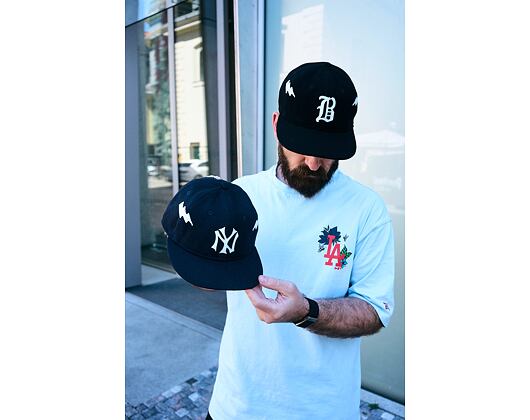 Kappe New Era - MLB IMAGE DROP Heritage 9FIFTY Retro Crown - Atlanta Braves - Black