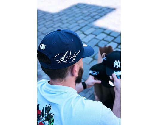 Kappe New Era - MLB Side Script 9FORTY M-CROWN - LA Dodgers - Royal