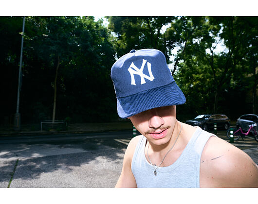 Kappe New Era - MLB Cooperstown Cord 19TWENTY - NY Yankees - Navy