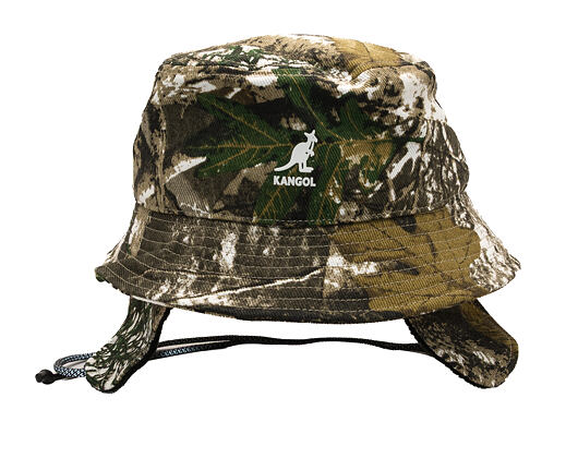 Hut Kangol - Interlock Earfap Bucket - Nature Camo