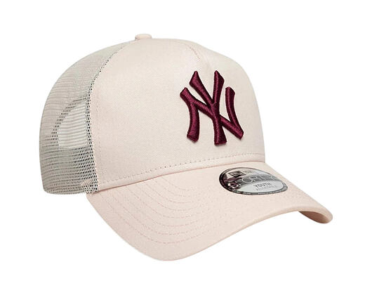 Kinder Kappe New Era - MLB League Essential 9FORTY A-Frame Trucker - NY Yankees - Blush Pink