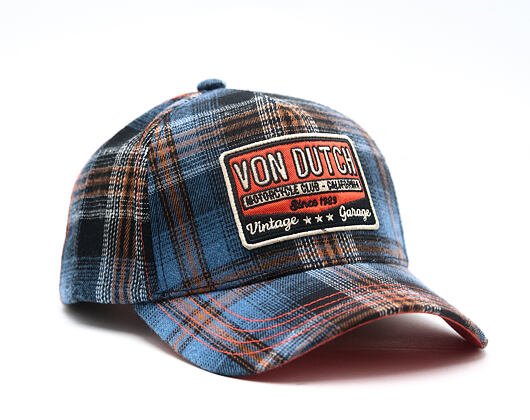 Kappe Von Dutch - Baseball - Checkered Patch - Navy