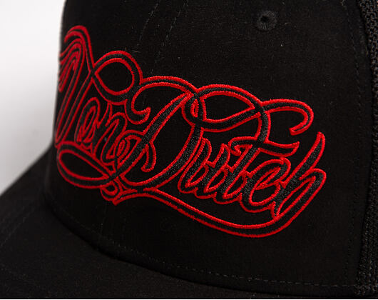 Kappe Von Dutch - Semi Curve - Embroidery Premium - Black