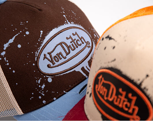 Kappe Von Dutch - Baseball - Print & Embroidery - Black / Light Blue