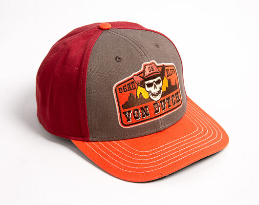 Kappe Von Dutch - Semi Curve - Patch Premium - Red / Orange