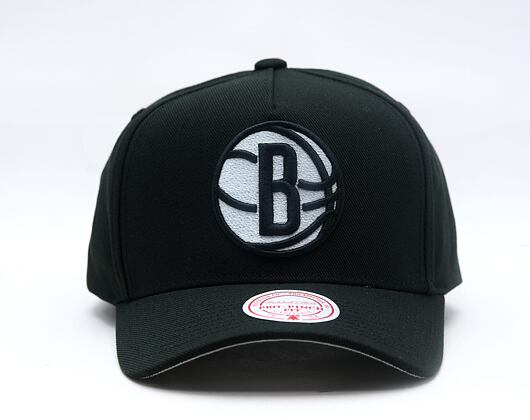 Kappe Mitchell & Ness - NBA 404 Club Neon Pro Snapback - Brooklyn Nets - Black
