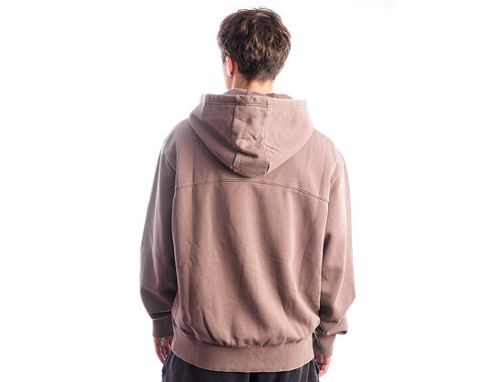 Pullover Champion - Washed Brown Hoodie Full Zip Sweatshirt