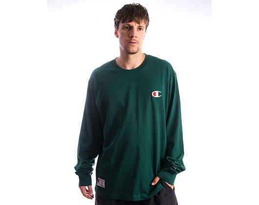 Langarmshirt Champion - Green Long Sleeve Crewneck T-Shirt