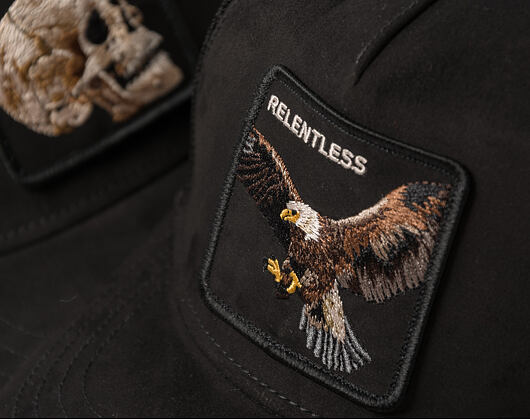 Kappe Goorin - Suede Represent Eagle Trucker - Black
