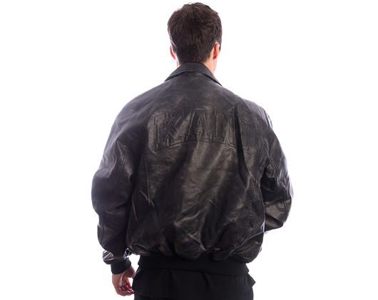 Jacke Karl Kani - Signature PU Leather Bomber Jacket - Black
