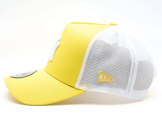 Kappe New Era - MLB Essential 9FORTY A-Frame Trucker - NY Yankees - Yellow / White