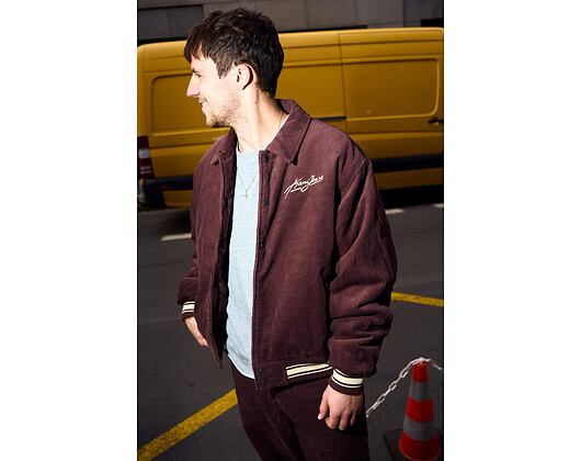 Jacke Karl Kani - Kani Jeans Corduroy Oversized College Jacket - Brown